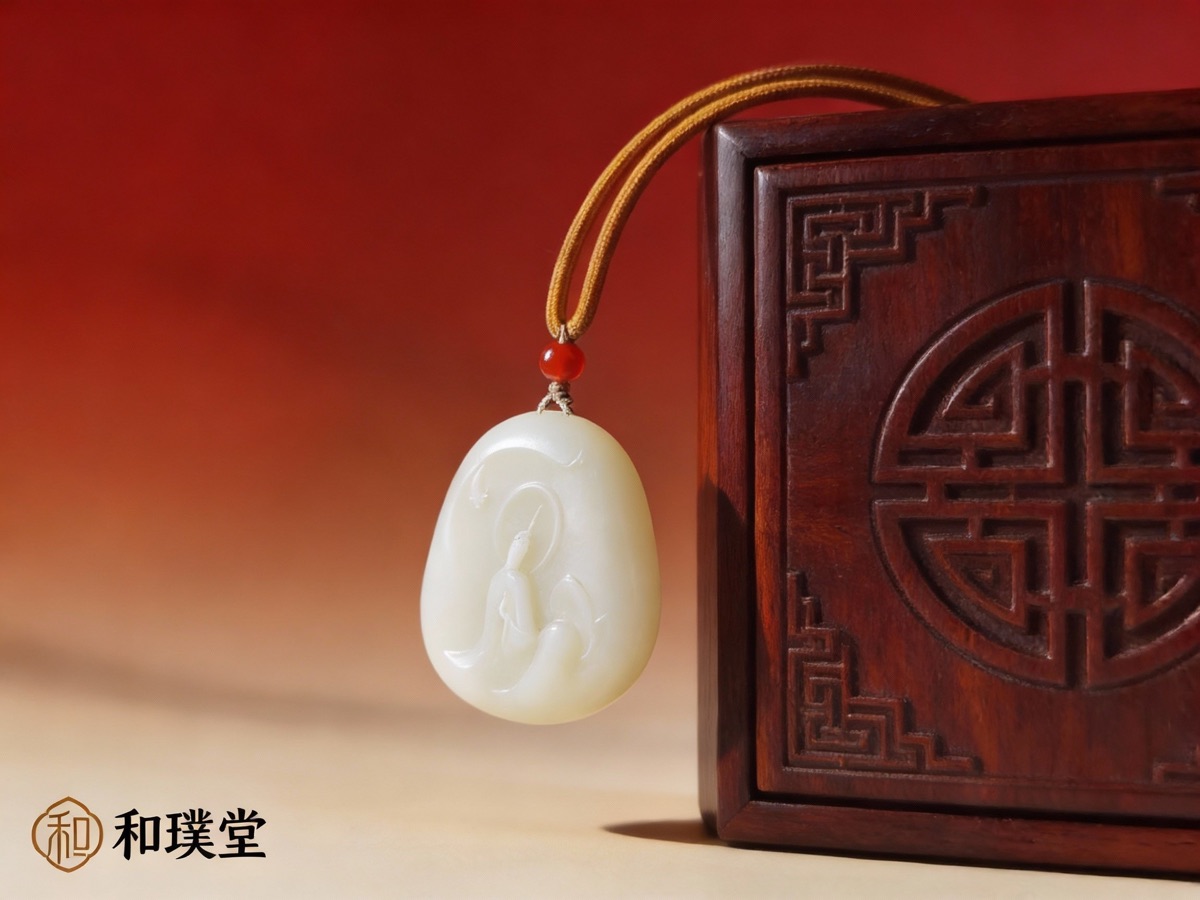 和田问道牌挂件